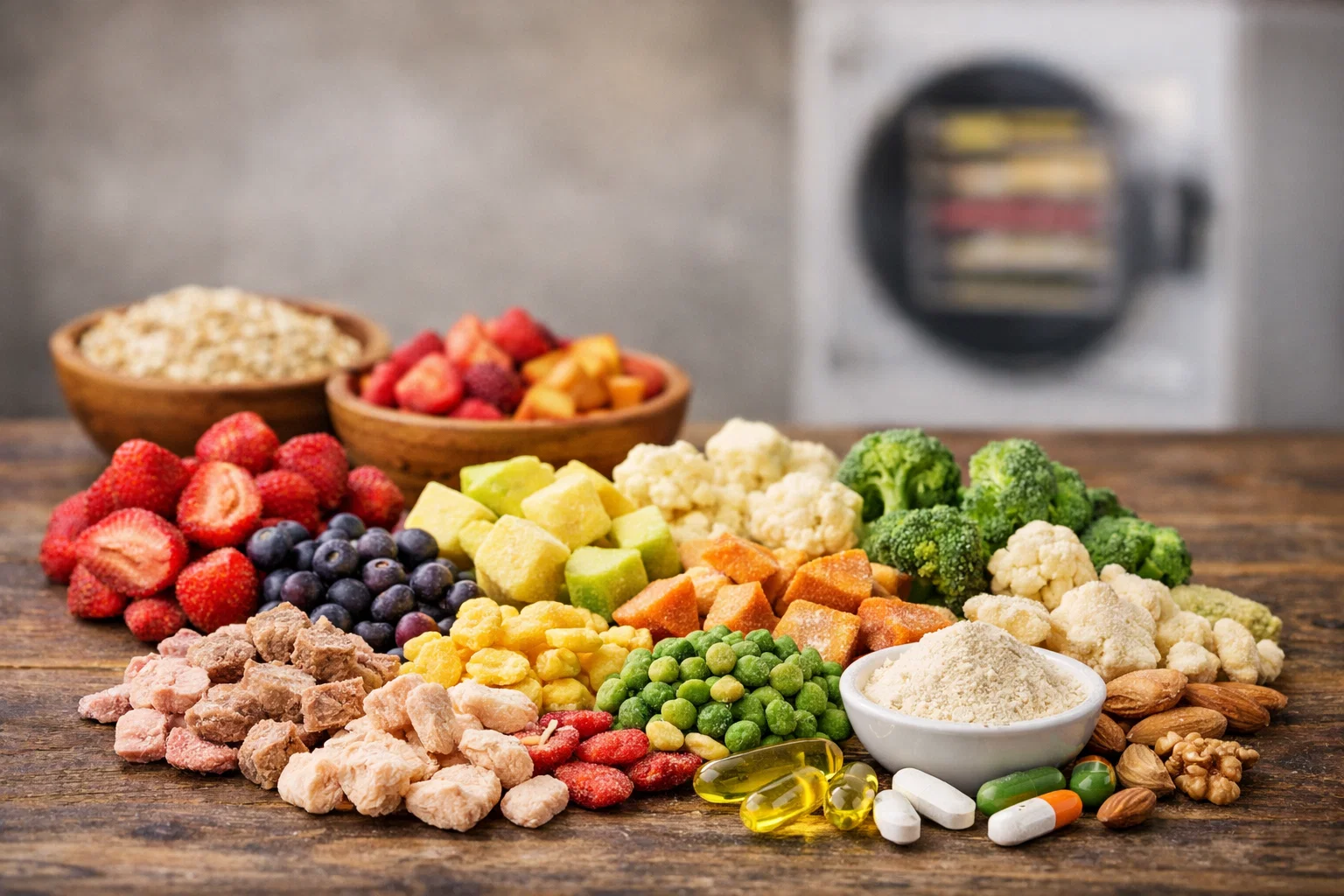 Freeze Dry Gıdalarda Besin Değerleri ve Vitaminler